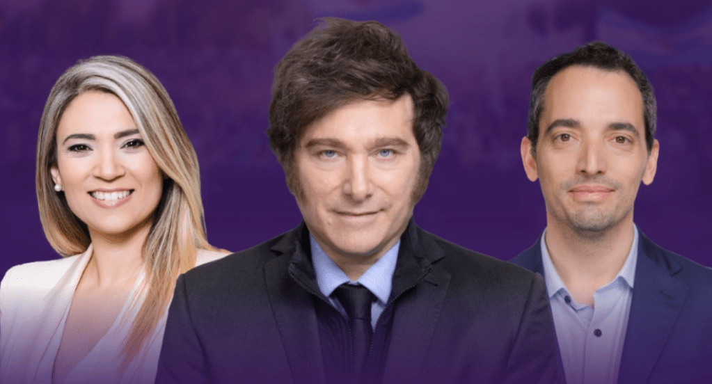 Los candidatos a senadora y diputado, Nadia Márquez y Gastón Riesco, reafirmaron junto a Milei el rumbo del cambio&nbsp;nacional